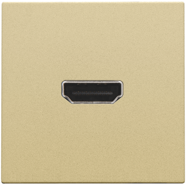 Finishing set with HDMI-to-HDMI connection, gold coated image 2