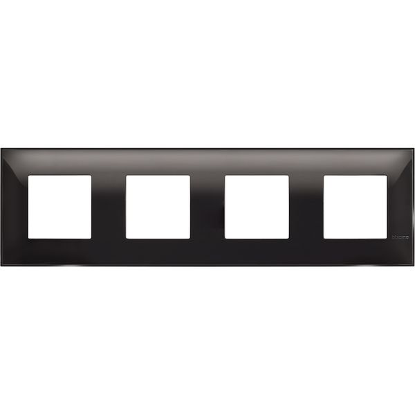 CLASSIA - COVER PLATE 2X4P BLACK image 1