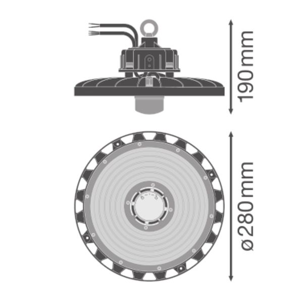 HIGH BAY SENSOR GEN 4 87W 840 110DEG IP65 image 13