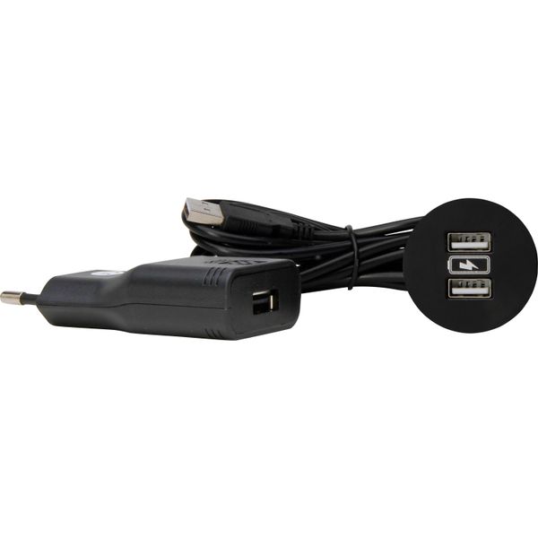 VersaPICK usb round, black image 1