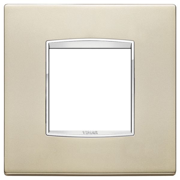 Classic plate 2MBS Galvan.satin nickel image 1