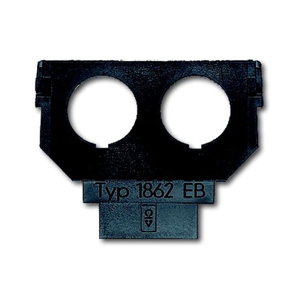 1862 EB Flush Mounted Inserts Data communication Anthracite image 1