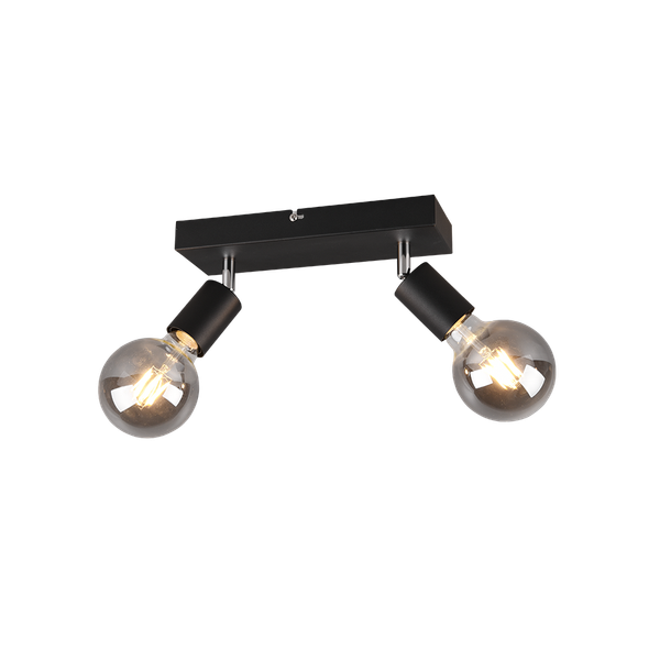 Vannes spotlight 2-pc E27 matt black image 1