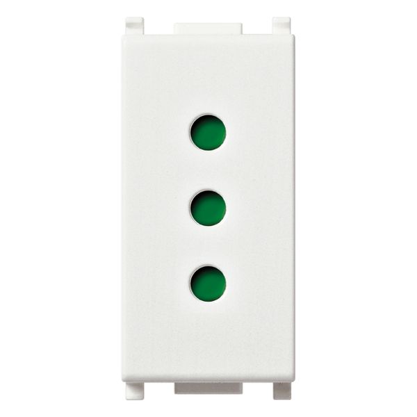 2P+E 10A P11 outlet white image 1