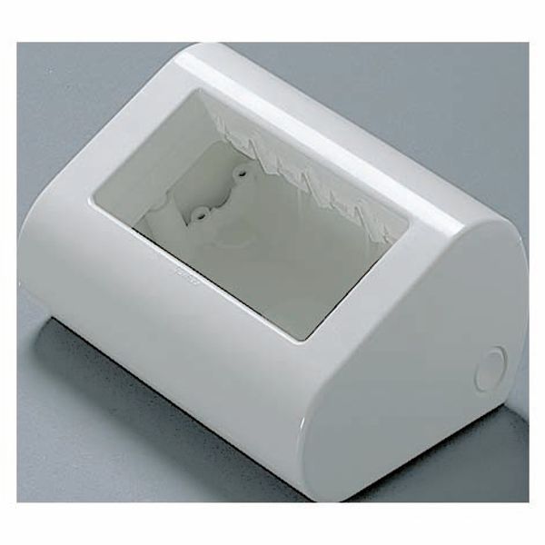 WALL-MOUNTING AND FREE-STANDING CONTAINER - 4 GANG - CLOUD WHITE - SYSTEM image 2