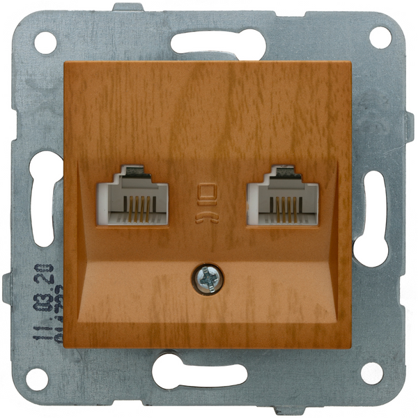 Novella-Trenda Beige TV-Radio Socket Terminated image 1