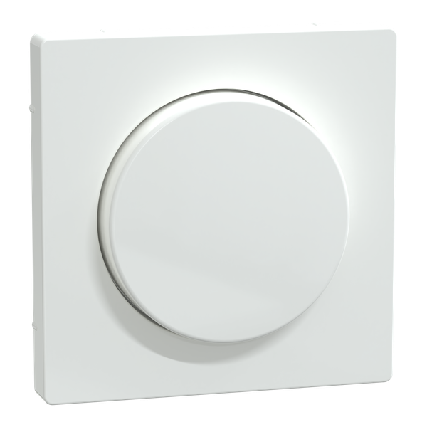 Central plate with rotary knob, lotus white, System Design image 4