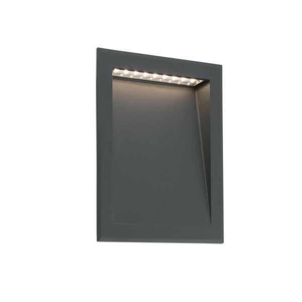 SOUN LED DARK GREY RECESSED LAMP image 1