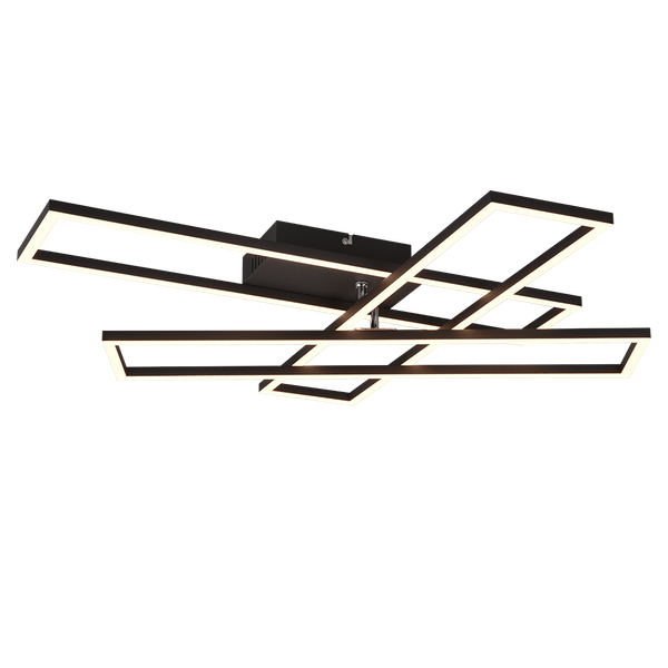 Corso LED ceiling lamp matt black image 1