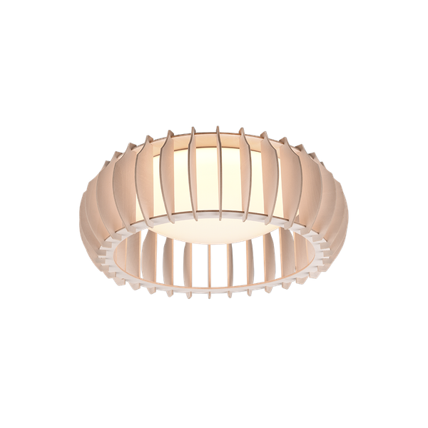 Monte LED ceiling lamp 40 cm wood image 1