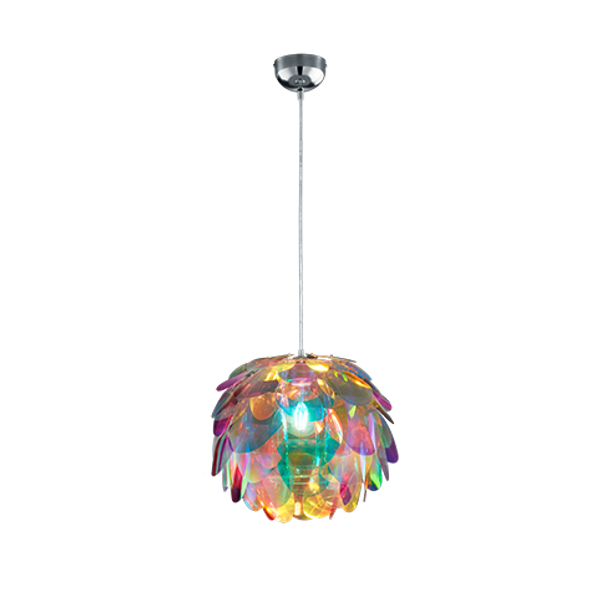 Clover pendant E27 multicolor image 1