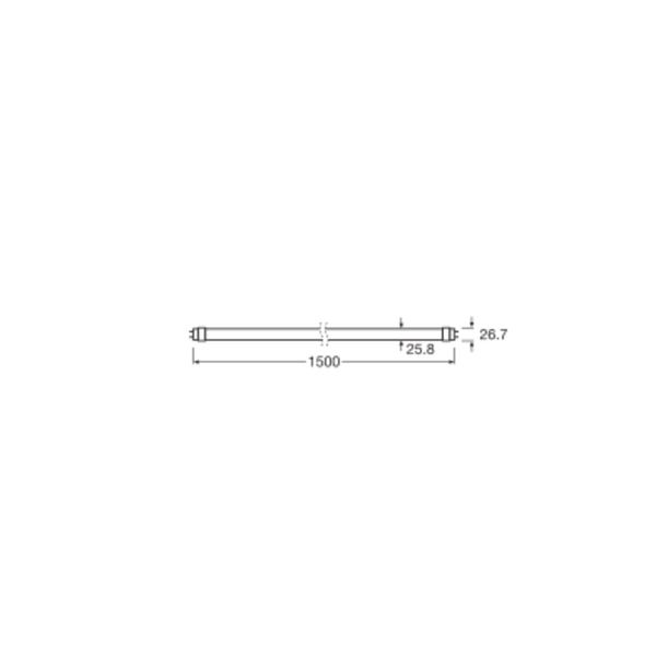 LED TUBE T8 EM ENERGY EFFICIENCY CLASS A 1500 mm 17.6W 840 image 4