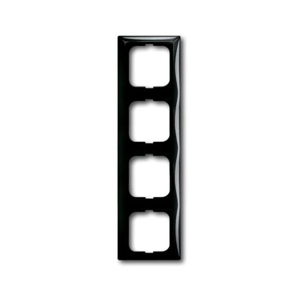 2514-95-507 Cover Frame 4gang(s) château-black - Basic55 image 1