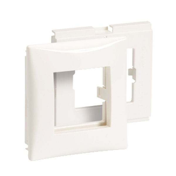 Ultra - adaptor - 1-module - white RAL 9010 image 2