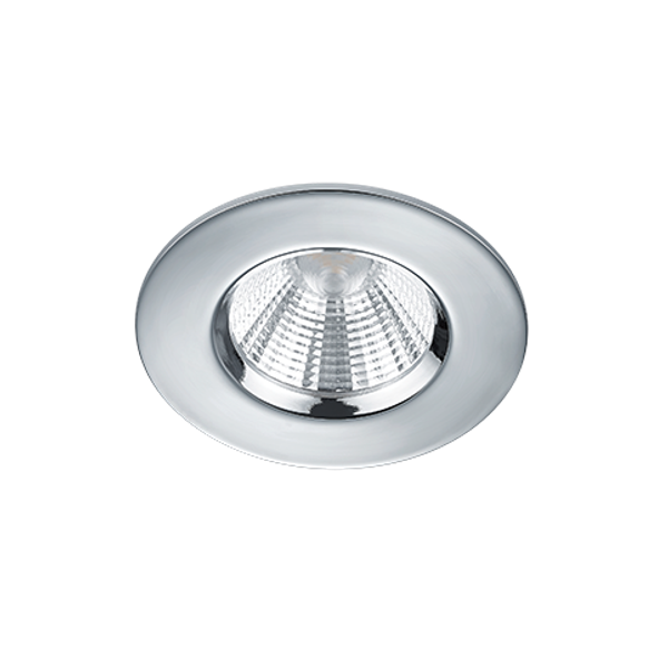 Zenia H2O LED recessed spotlight 8,5 cm chrome image 1