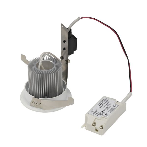 CONTONE, 16W, 890lm, 3000-2000K dimm, adjustable round white image 3