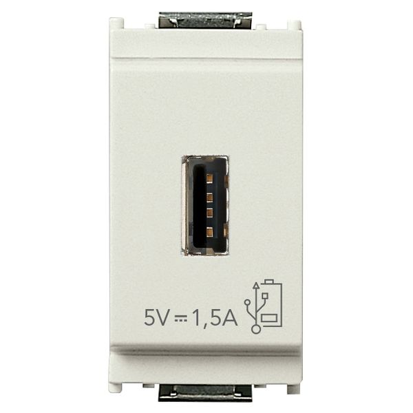 USB supply unit 5V 1,5A 1M white image 1