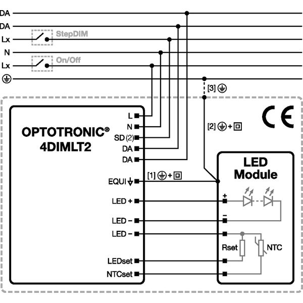 OT 4DIM IP20 Outdoor 90/170…240/1A0 4DIMLT2 E image 3