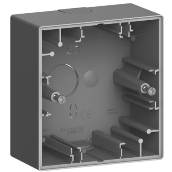 Merten System Design, surface-mounted housing, 1 gangs, anthracite image 3