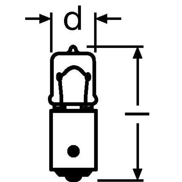 64132ULT-02B 6W 12V BAX9S BLI2 OSRAM image 2