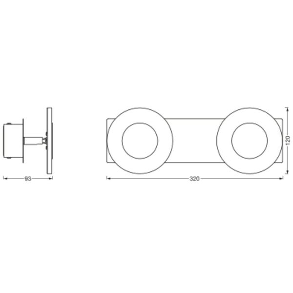 SMART+ WIFI ORBIS WALL WAVE 320mm TW image 9