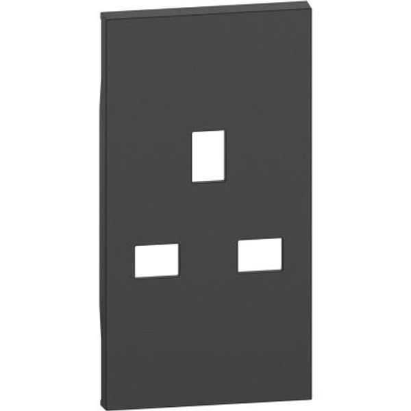 L.NOW - BS socket cover 2M black image 1