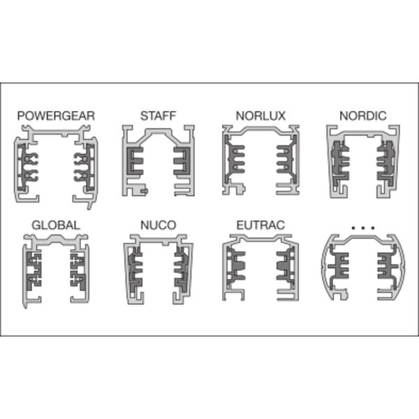 TRACKLIGHT SPOT D85 35W 35 W 3000 K 90RA NFL BK image 21