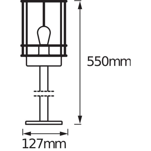 ENDURA® CLASSIC POST 55cm E27 image 11