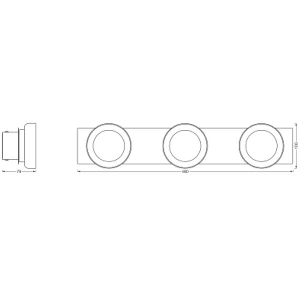 SMART+ WIFI ORBIS WALL ROUND 480mm TW image 9