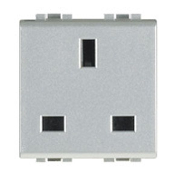 BS socket 2P+E 13A 250V image 1