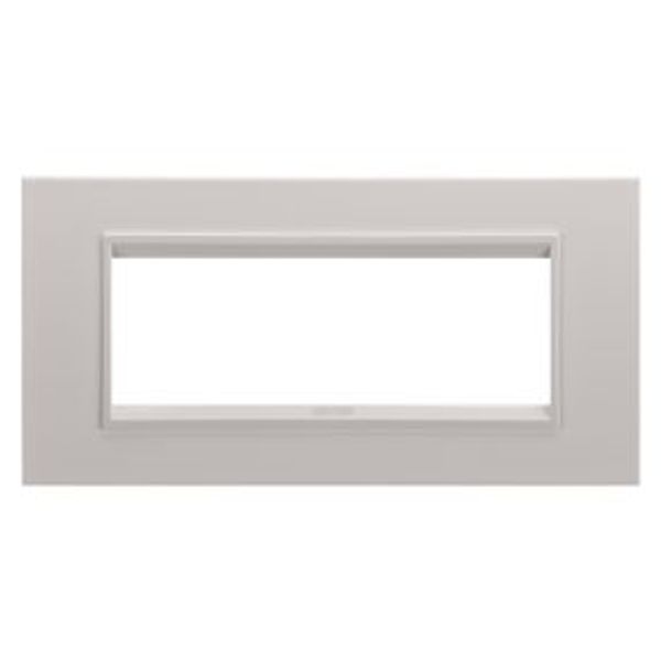 LUX PLATE - IN METAL - 6 MODULES - MONOCHROME NATURAL BEIGE - CHORUSMART image 1