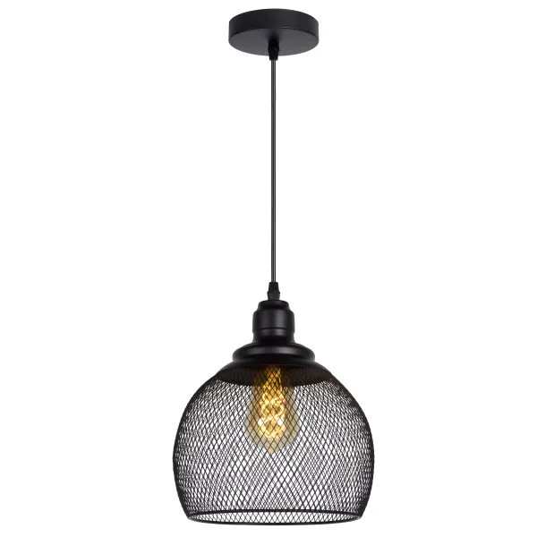 MESH Pendant E27 O22cm H 20cm Black image 1