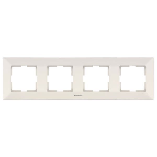 Arkedia Accessory Beige Four Gang Frame image 1