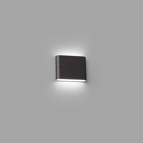 ADAY-1 LED DARK GREY WALL LAMP 2 LED 3W 3000K 450L image 1