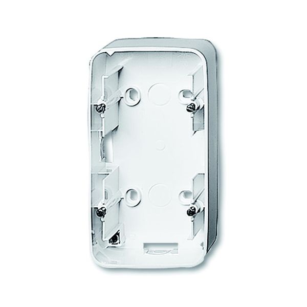 1702-214 Mounting Box 2 gang alpine white - Reflex SI image 1