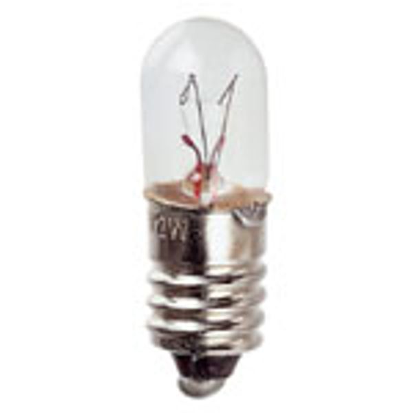 E10 10x28mm 24V 2W incand.lamp white image 1