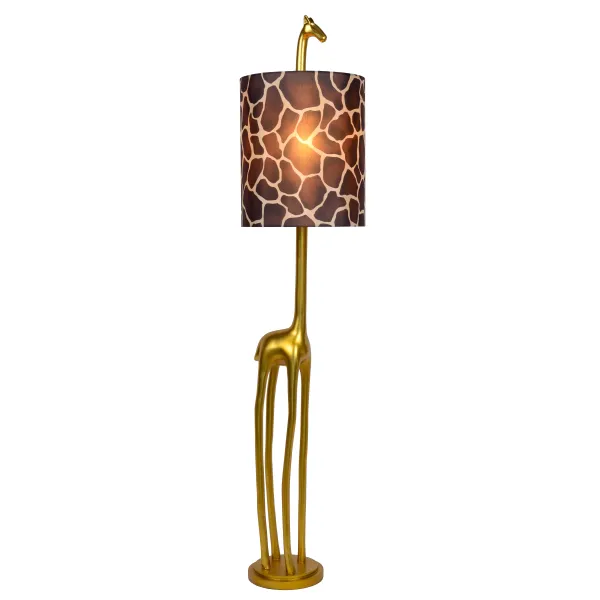 Lucide EXTRAVAGANZA MISS TALL - Floor lamp - Ø 31,5 cm - 1xE27 - Matt Gold / Brass image 1