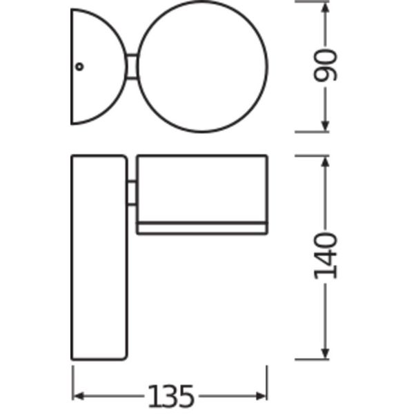 OUTDOOR FACADE SPOT 8 W 3000 K IP54 WT image 2