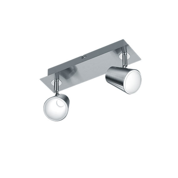 Narcos LED spotlight 2-pc brushed steel image 1