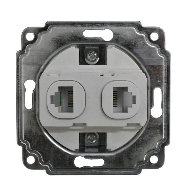 2-port Cat3 Network Socket Insert THORGEON image 1