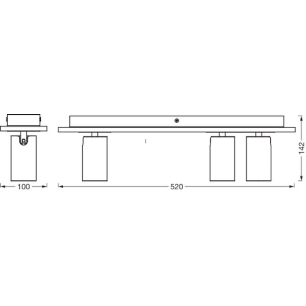 DECOR SPOT MERCURY WHITE 3x3.4W 927 DIM image 5