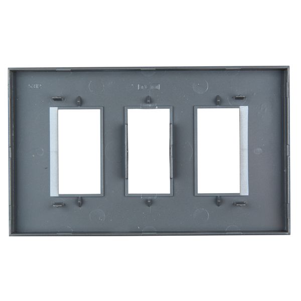 Cover frame bathroomset black image 2