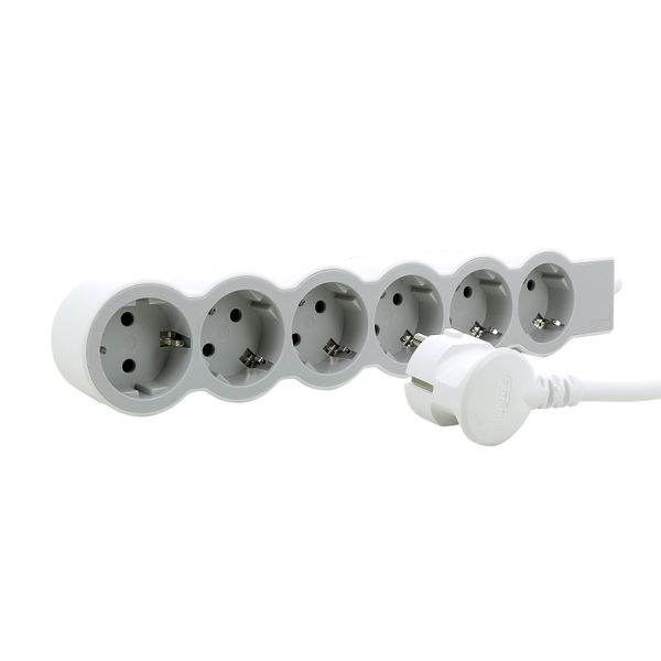 MOES STD SCH  6X2P+E 3M WHITE/GREY image 6