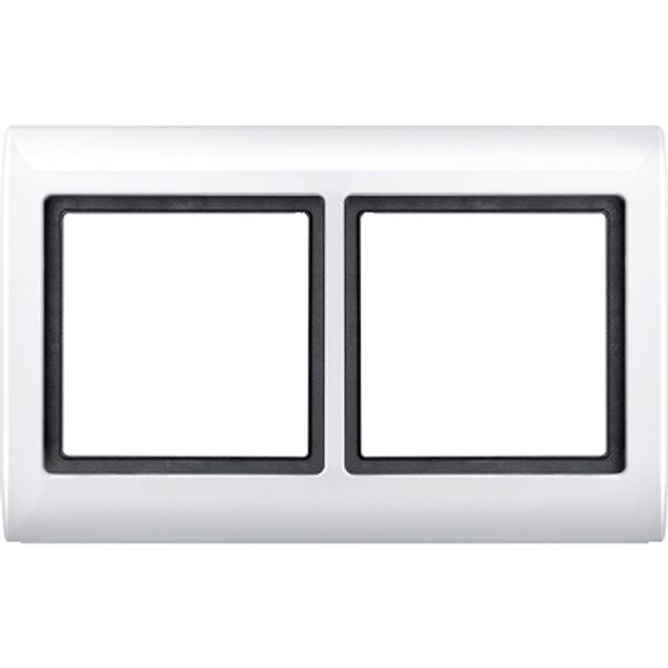 AQUADESIGN frame, 2-fold, polar white image 1