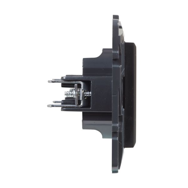 RJ11 SOCKET BLACK image 2