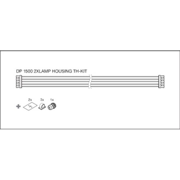 DAMP PROOF HOUSING ACCESSORIES 1500 2xLAMP TH-KIT 5x2.5 image 6