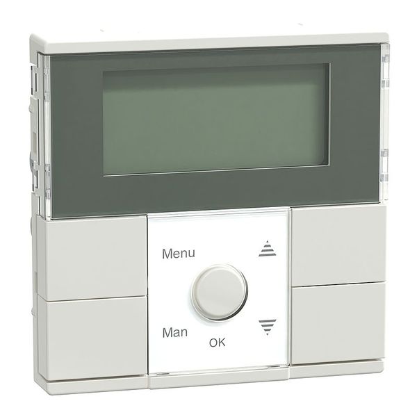 Time switch module standard, polar white glossy, system M image 1