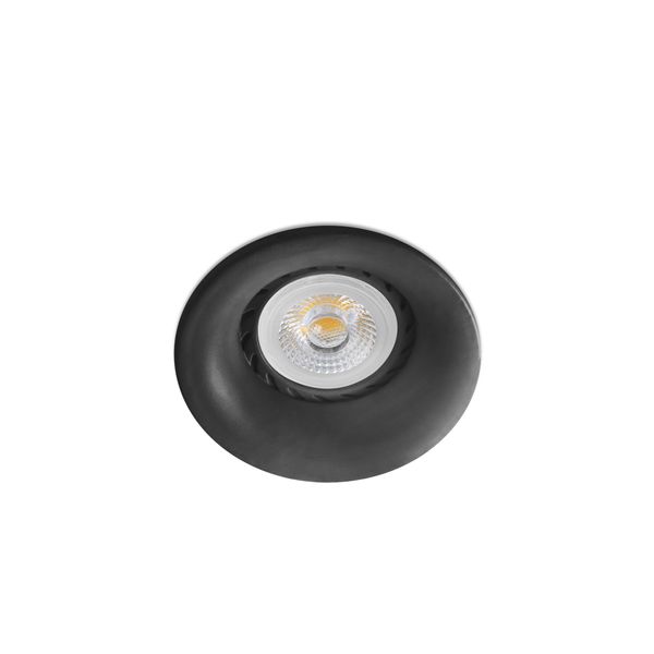 NEON BLACK RECESSED LAMP 1XGU10 CIRC image 2