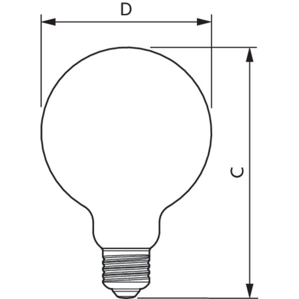 MAS VLE LEDBulb DT5.9-60W E27 927G93CL G image 2