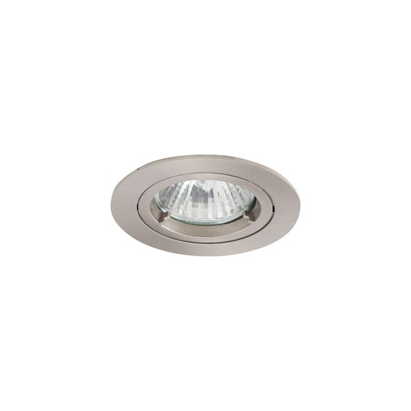 Twistlock GU10 Die-Cast Downlight Satin Chrome image 1